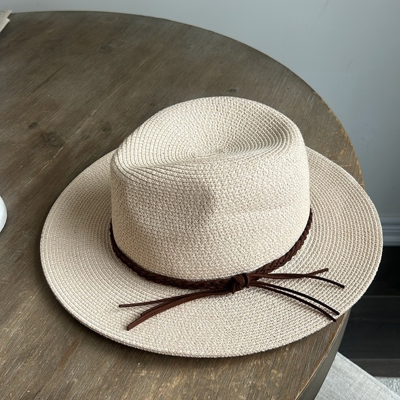 Furtalk Fedora Foldable Packable Straw Beach Sun Hat Women Size L - Picture 8 of 13